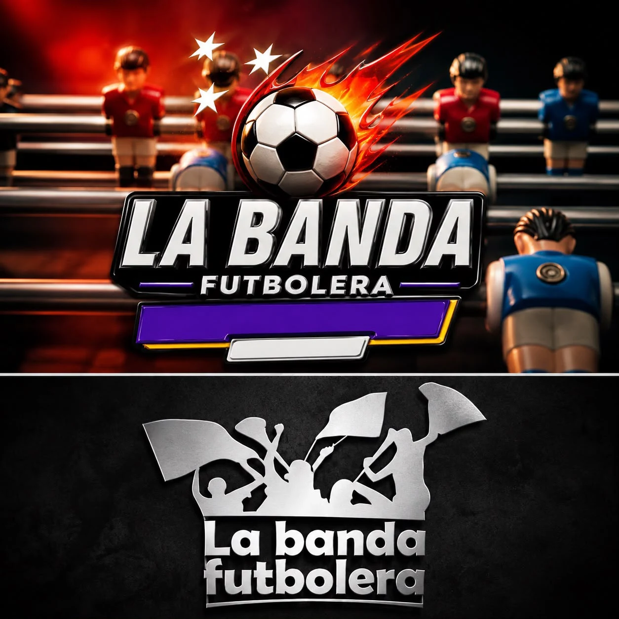 La Banda Futbolera: pelota en llamas y metegol