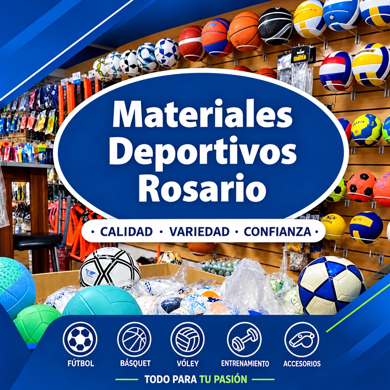 Anuncio de Materiales Deportivos Rosario